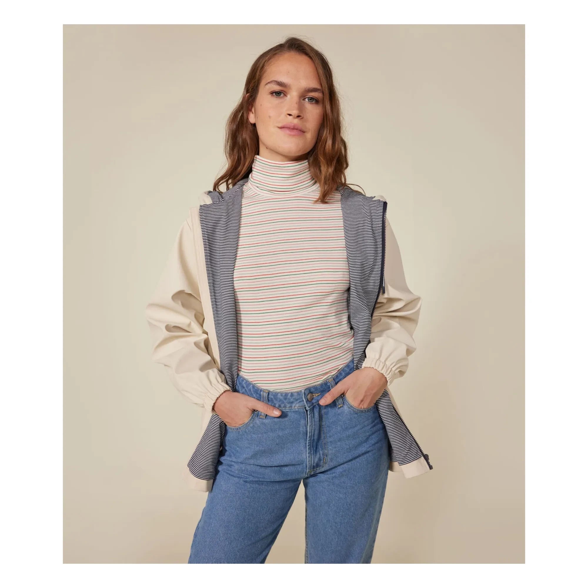 Petit Bateau - Abrigo encerado Taxine | Crudo