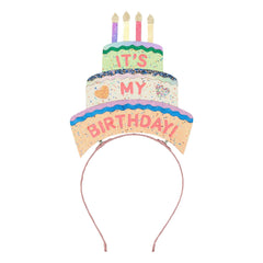 Mimi & Lula - Diadema de pastel de cumpleaños | Naranja