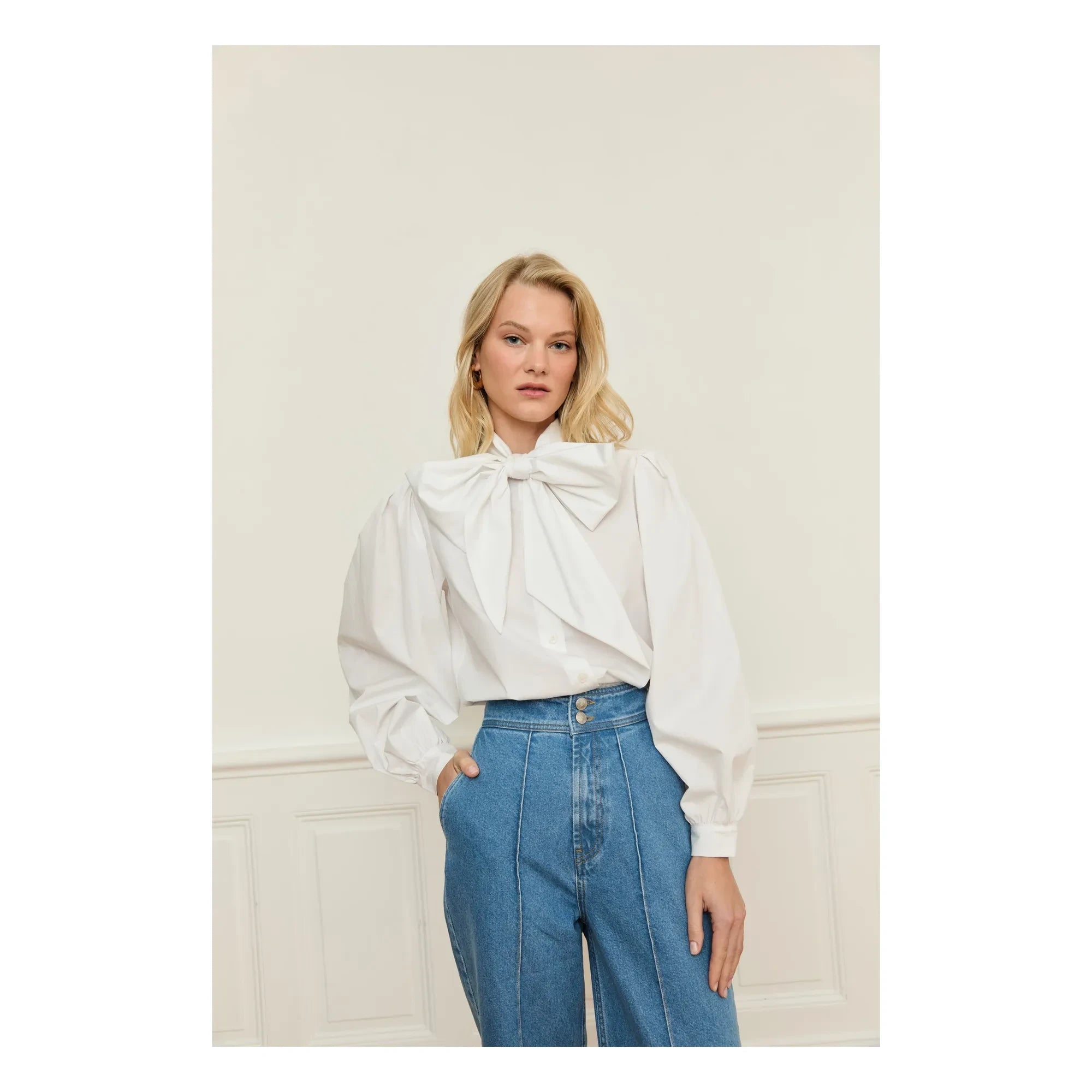Maria de la Orden - Blusa de cuento de hadas | Blanco