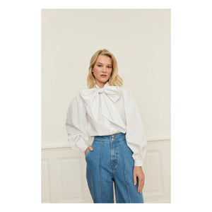 Maria de la Orden - Blusa de cuento de hadas | Blanco