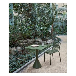 Hay - Sillón de comedor Palissade diseñado por Ronan y Erwan Bouroullec | Verde oliva