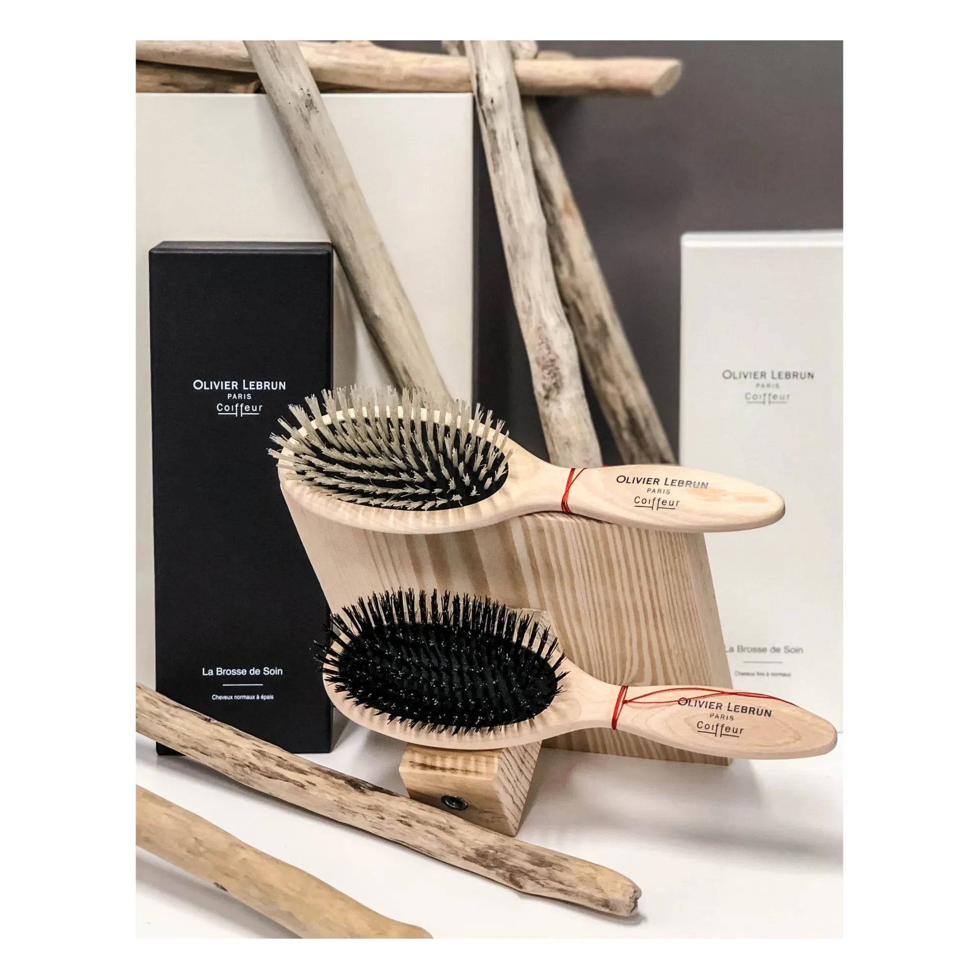 Olivier Lebrun - Cepillo para cabello grueso