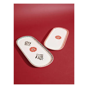 Serax - Baazar oval servis tabağı, Waww La Table - 2'li Set | Yeşil
