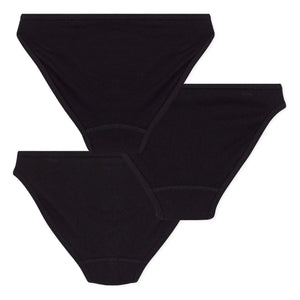 Petit Bateau - Set de 3 Braguitas de Algodón Orgánico | Negro