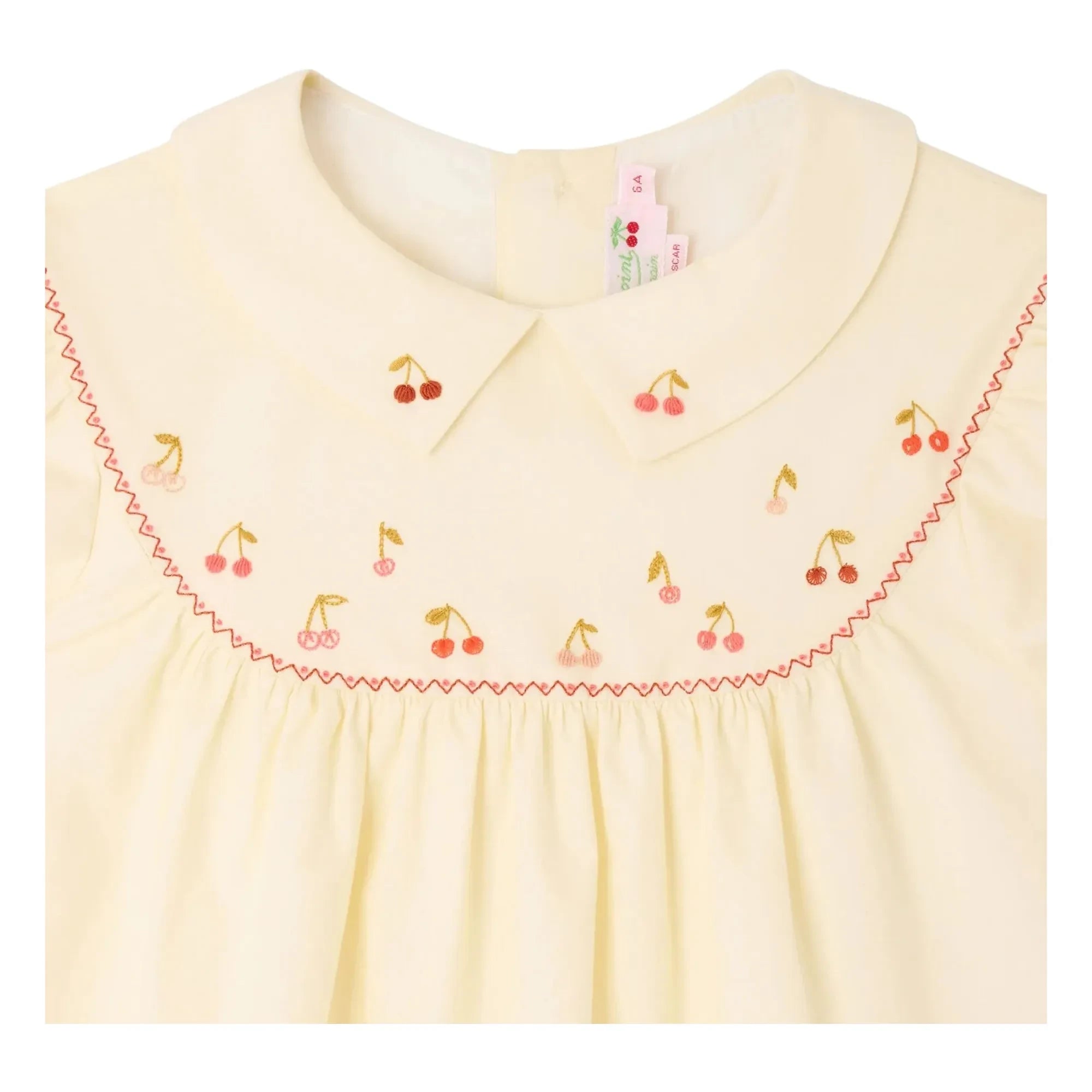 Bonpoint - Vestido Lacey-Ann de algodón orgánico | Crudo