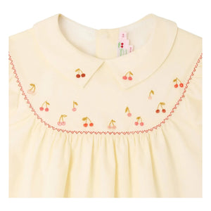 Bonpoint - Vestido Lacey-Ann de algodón orgánico | Crudo