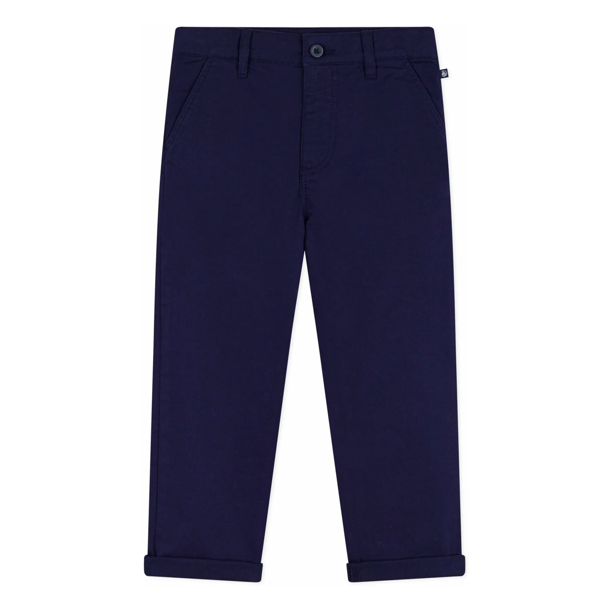 Petit Bateau - Pantalón de gabardina chino beige