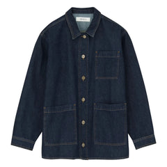 Skall Studio - Sobrecamisa Henny de algodón orgánico | Azul índigo