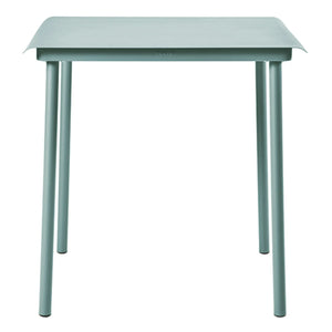 Tolix - Mesa Auxiliar Cuadrada de Acero Inoxidable para Exteriores 75 x 75 cm | Vert Lichen