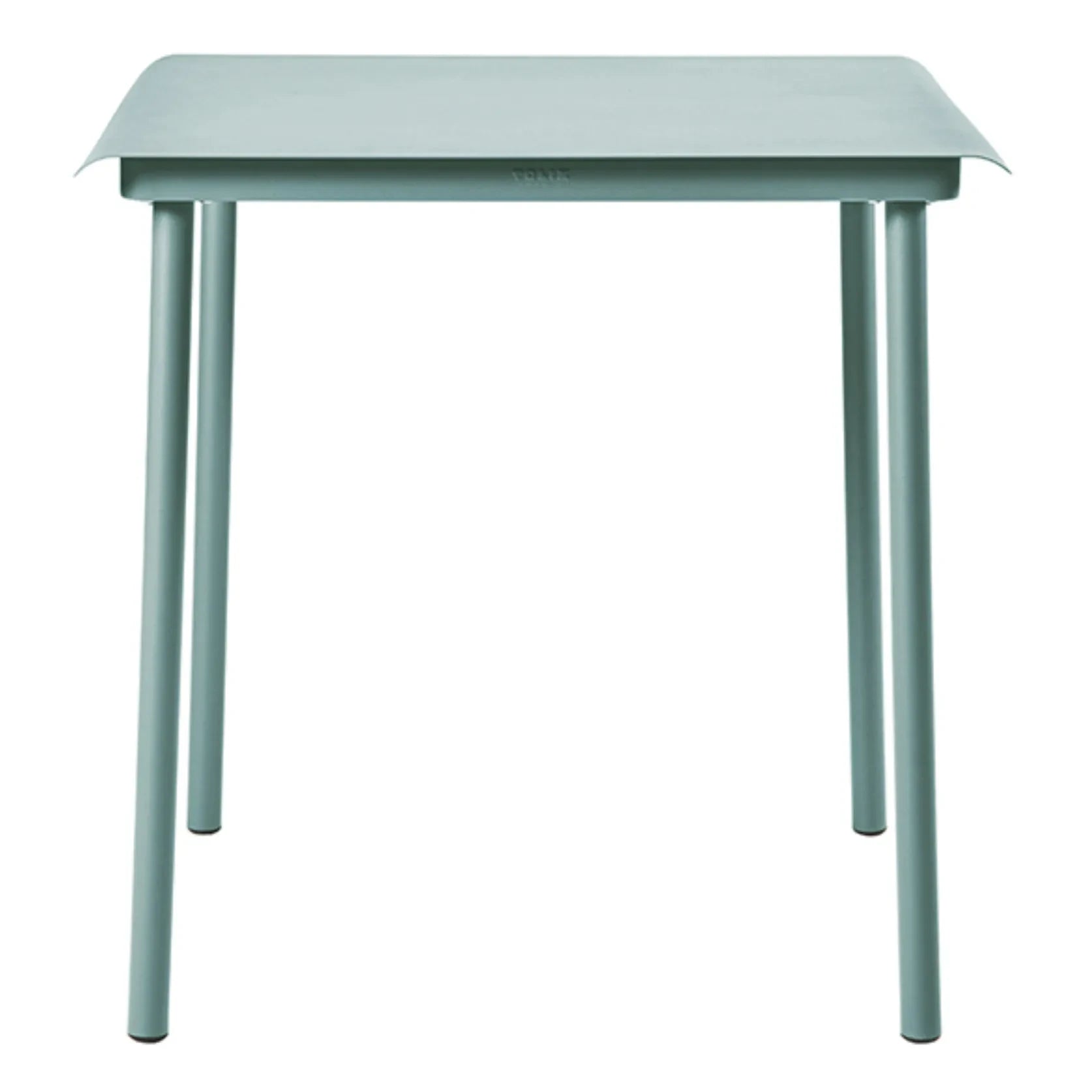Tolix - Mesa Auxiliar Cuadrada de Acero Inoxidable para Exteriores 75 x 75 cm | Vert Lichen