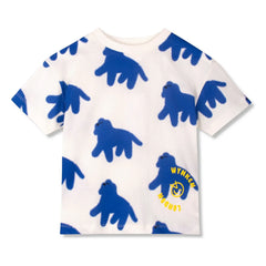 Wynken - Camiseta de algodón orgánico con estampado de perro | Crudo