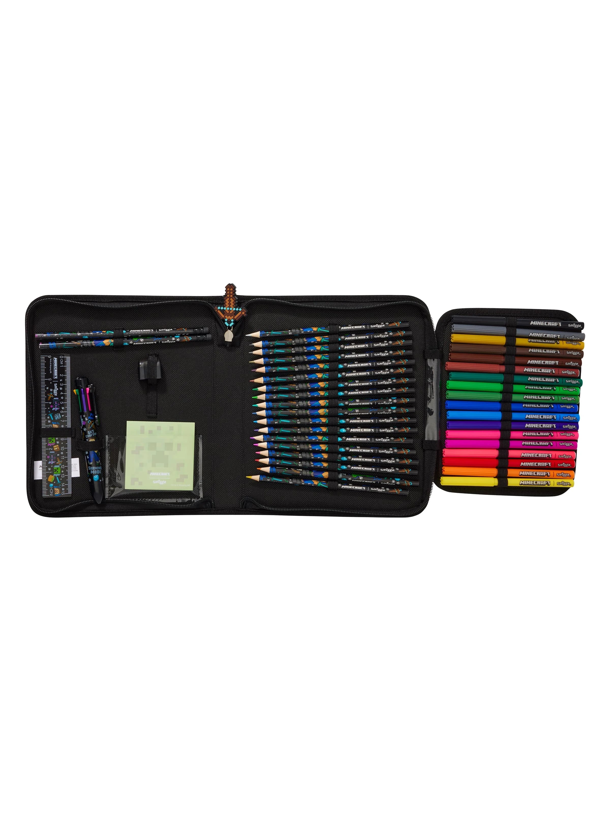 Smiggle - Minecraft Kalem Kutusu ve Kırtasiye Seti