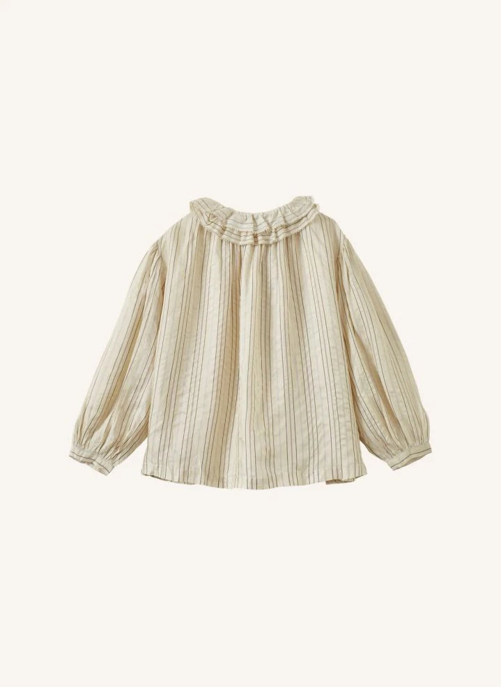 Caramel - Blusa a Rayas Cora | Marrón Taupe
