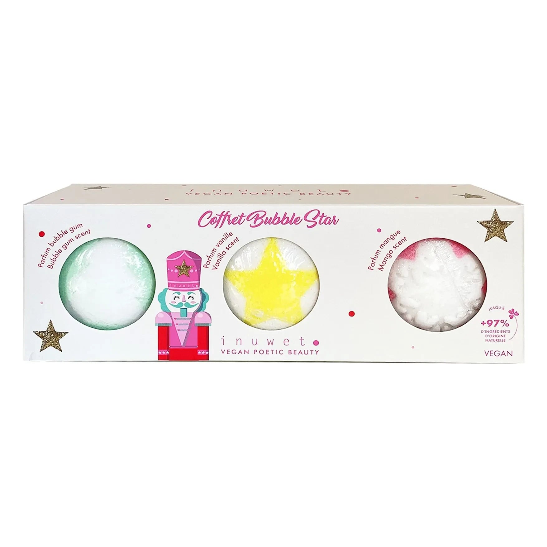 Inuwet - Bombas de Baño Fizzer - Set de 3 unidades