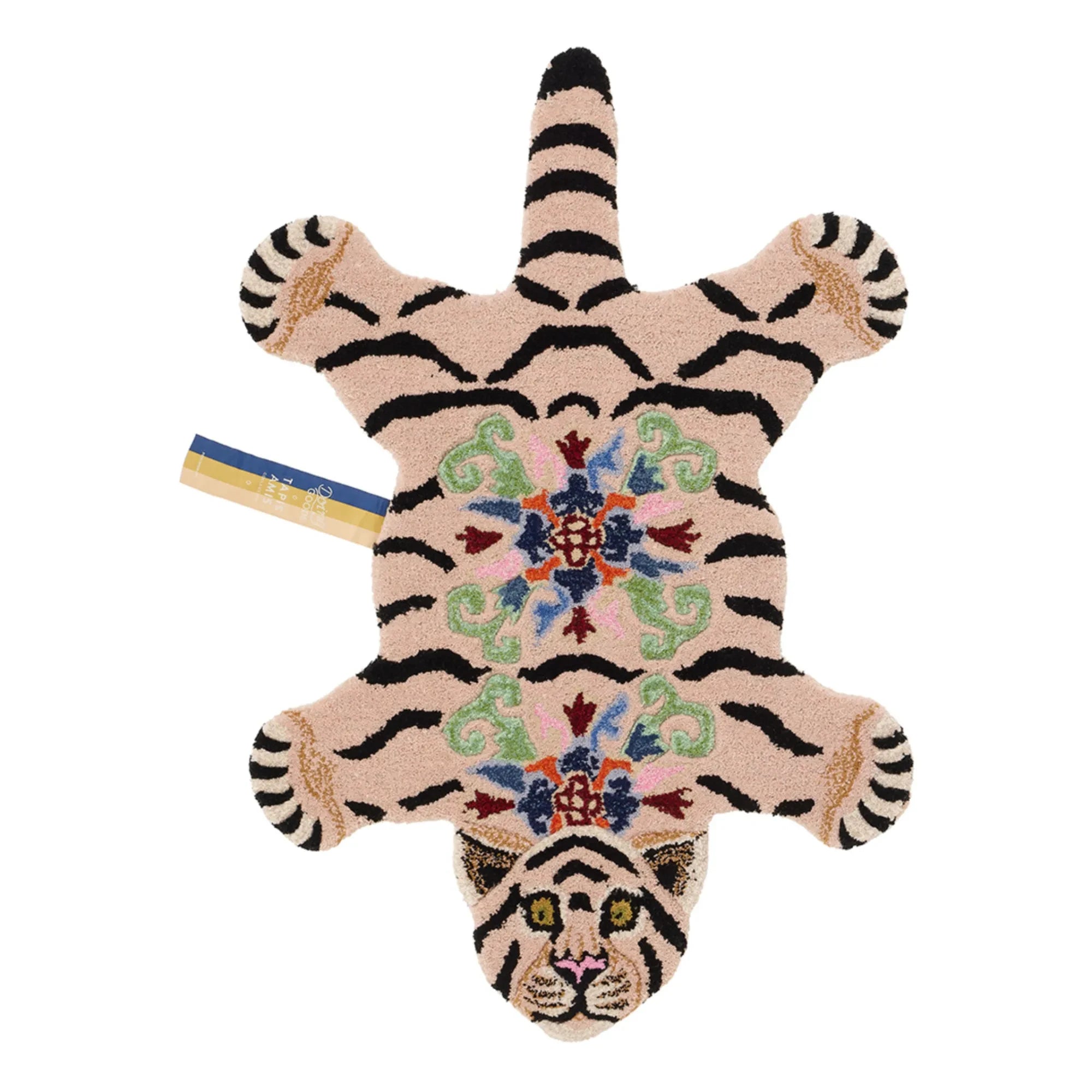 Doing Goods - Alfombra de lana de tigre Mahee Majestic | Melocotón