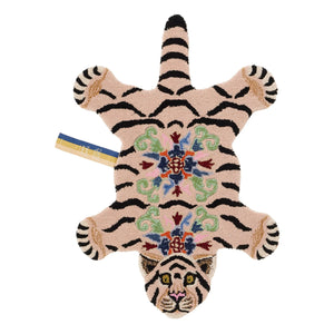 Doing Goods - Alfombra de lana de tigre Mahee Majestic | Melocotón