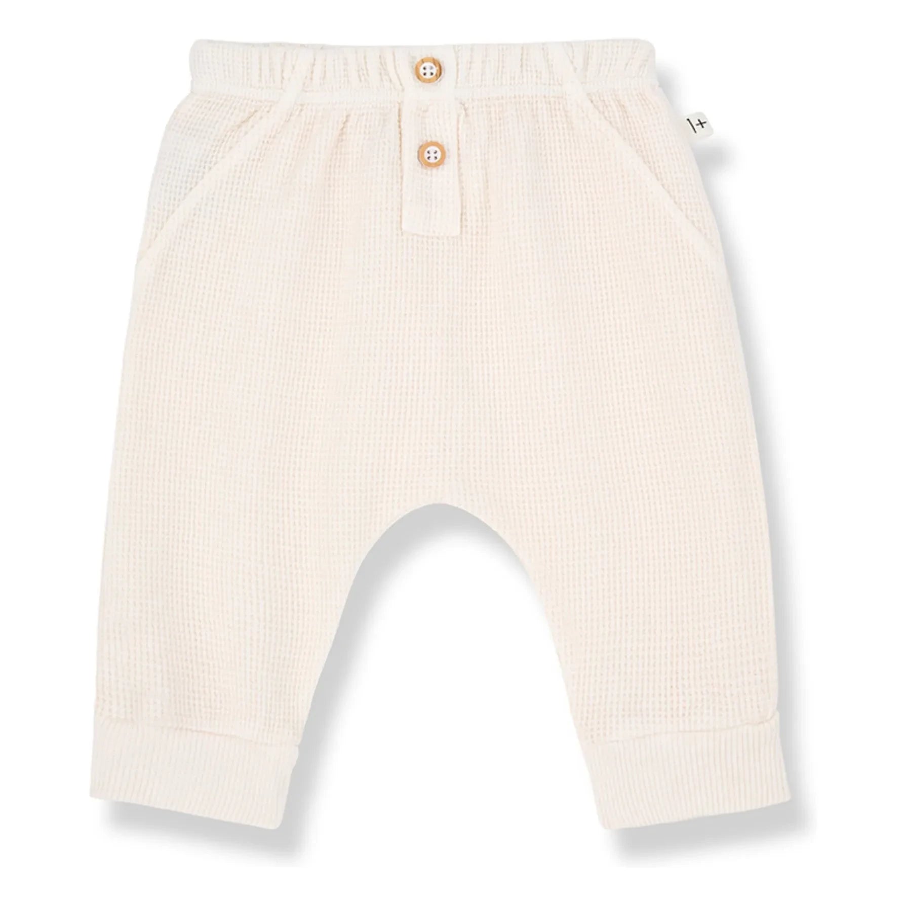 1+ en la familia - Pantalones tipo gofre Sunion | Crudo