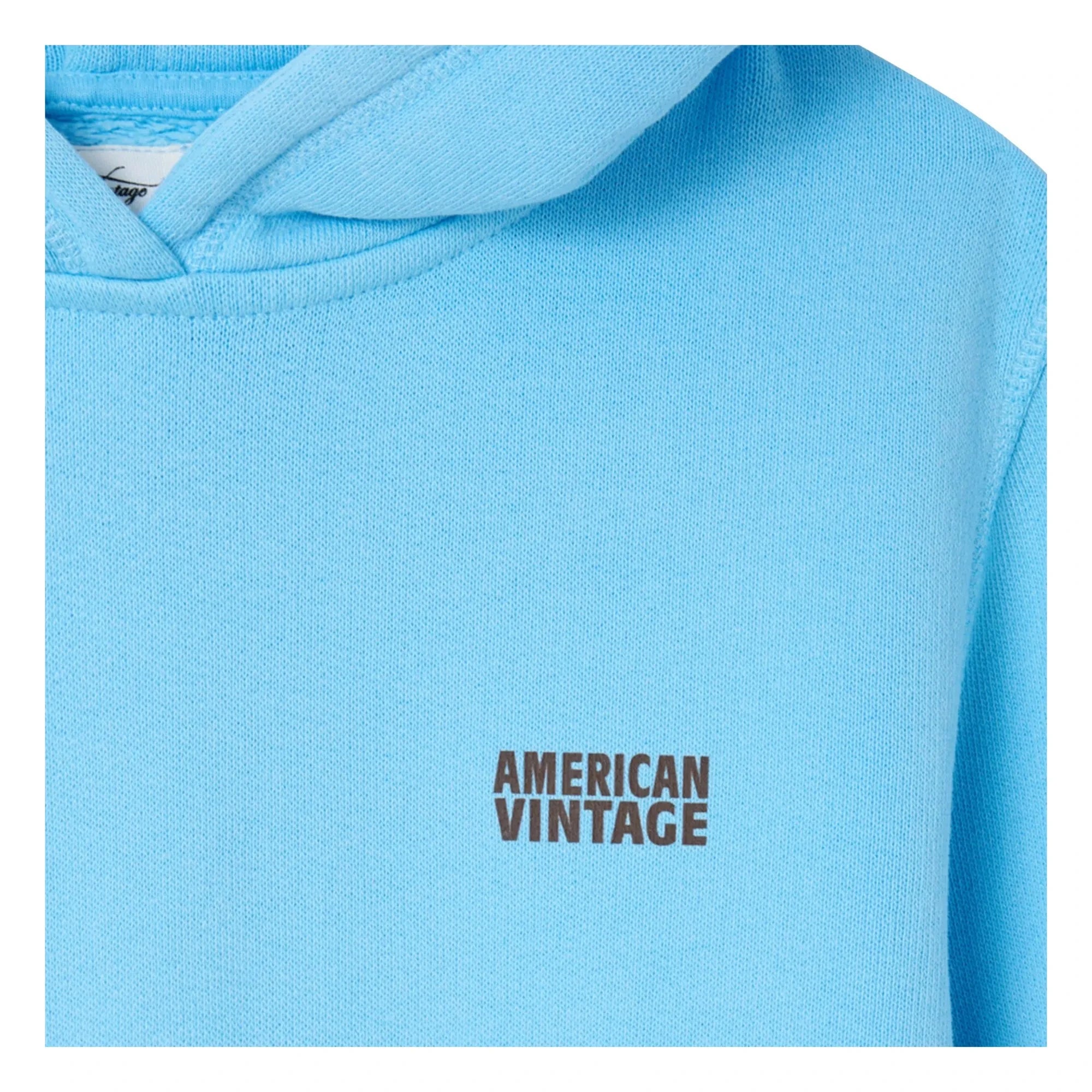 American Vintage - Sudadera con Capucha Izubird | Azul claro
