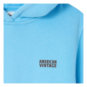 American Vintage - Sudadera con Capucha Izubird | Azul claro