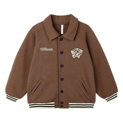 Rylee + Cru - Terry West Coast Wildcats Bomber | Kahverengi