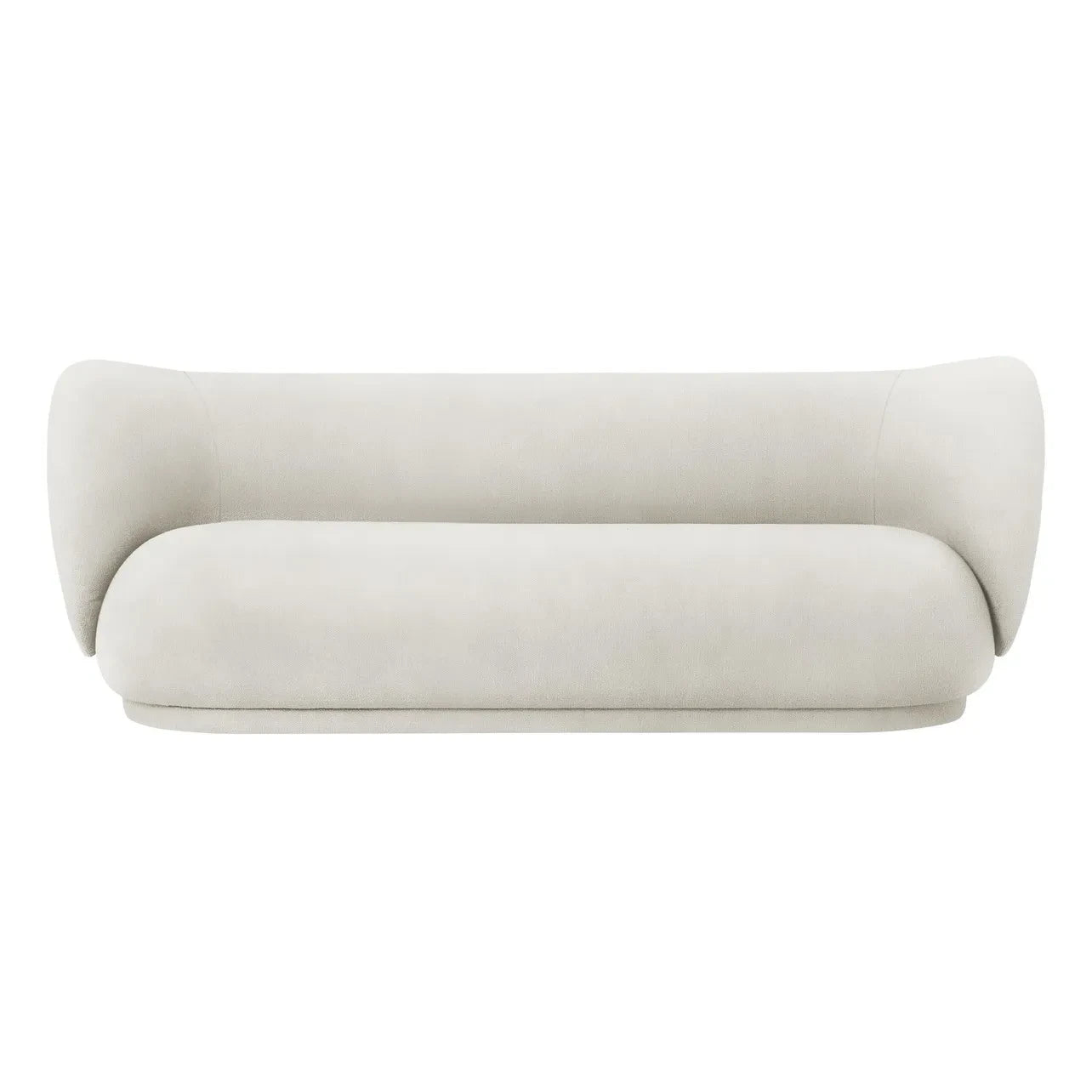 Ferm Living - Sofá de 3 plazas Rico | Crema