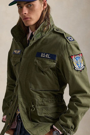 Polo Ralph Lauren Chaqueta de Hombre de Algodón Icnc Fld Jkt Lined Field
