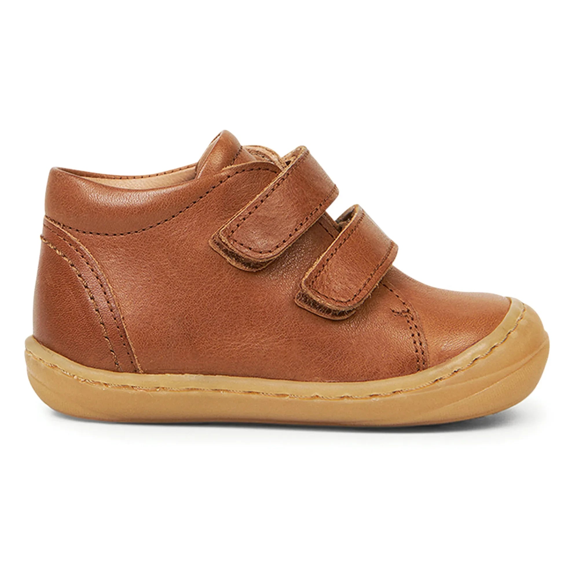 Petit Nord - Zapatillas Deportivas Diarias con Velcro | Coñac