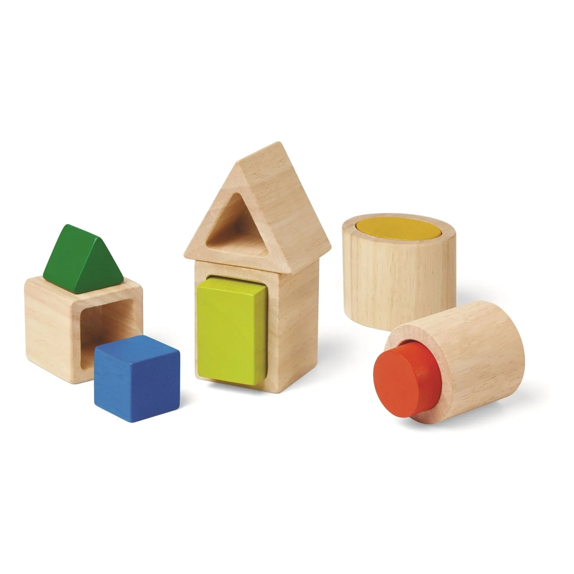 Plan Toys - Formas geométricas encajables