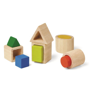 Plan Toys - Formas geométricas encajables