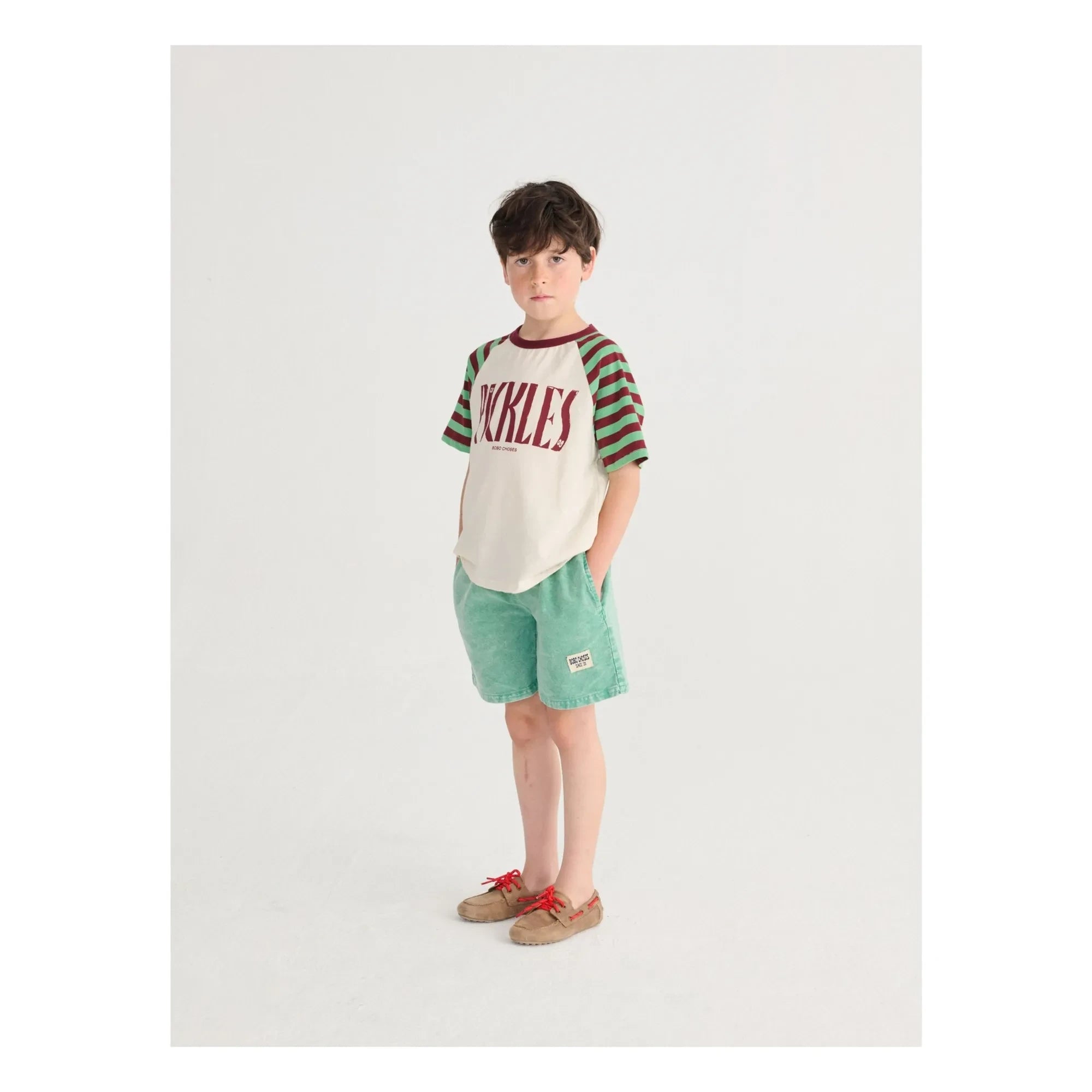 Bobo Choses - Camiseta de Algodón Orgánico Pickles | Blanco