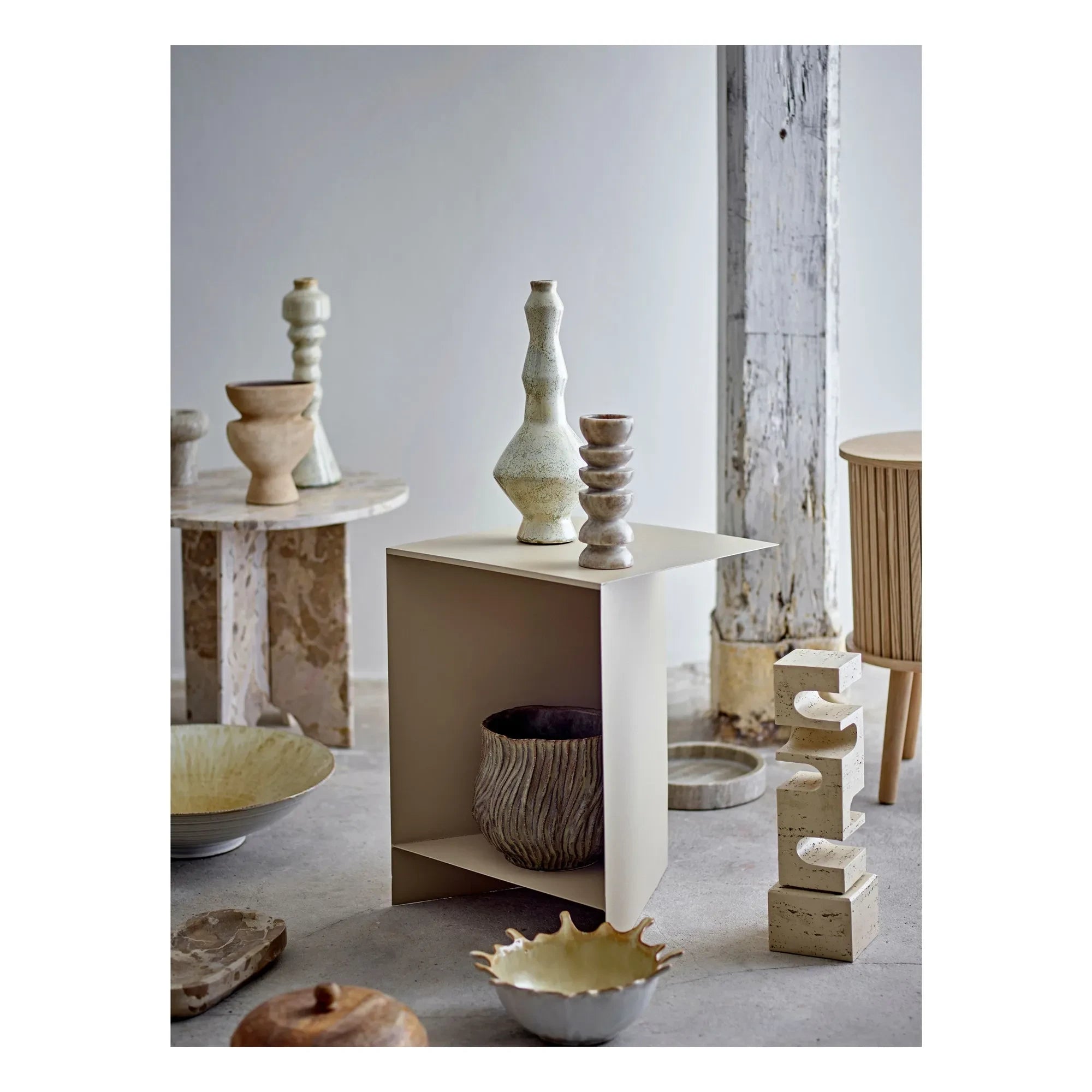 Bloomingville - Escultura Hallam | Beige