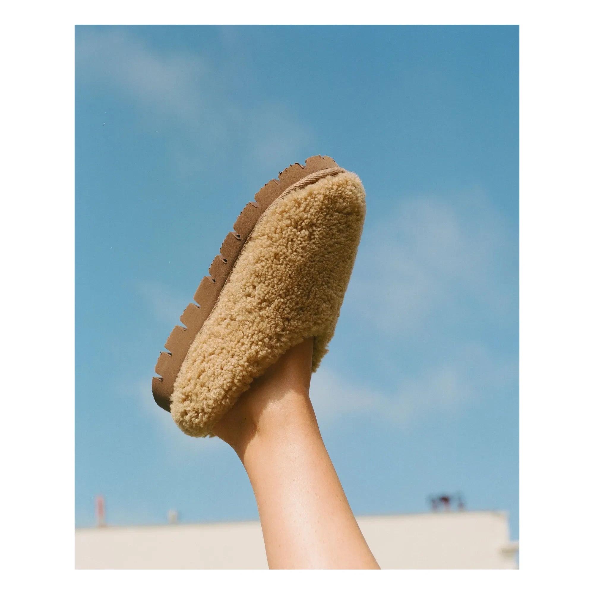 ILDA'S sheep - Zuecos de piel de oveja | Beige