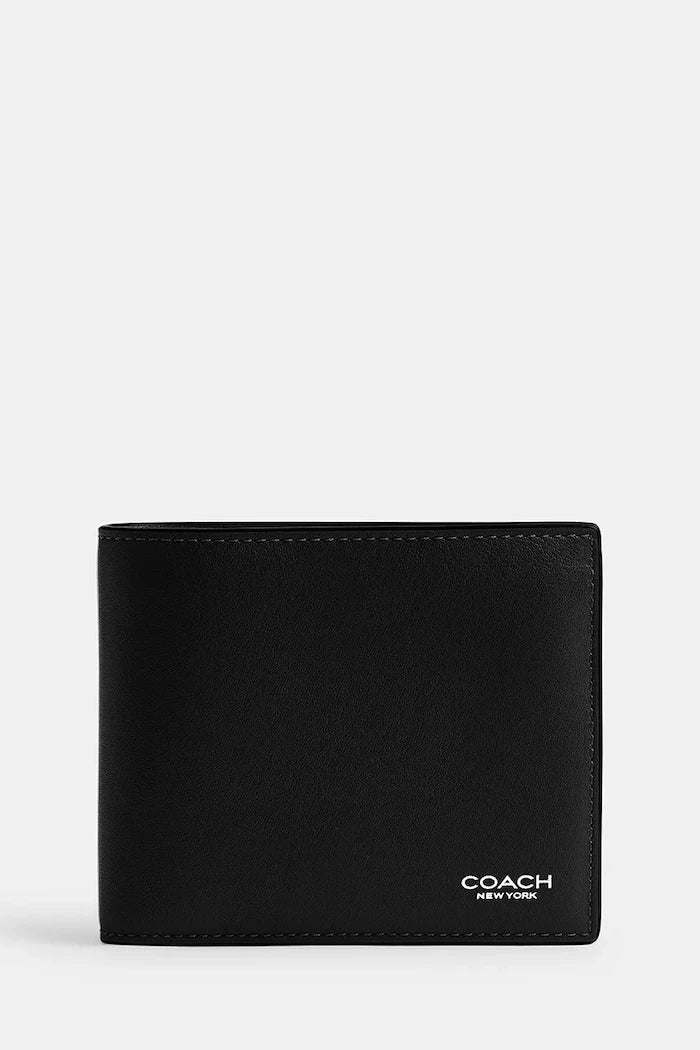 Cartera de cuero para hombre Coach