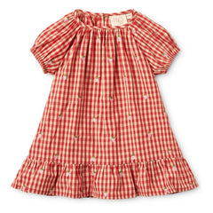 Flöss - Molly Gingham Vestido | Rojo