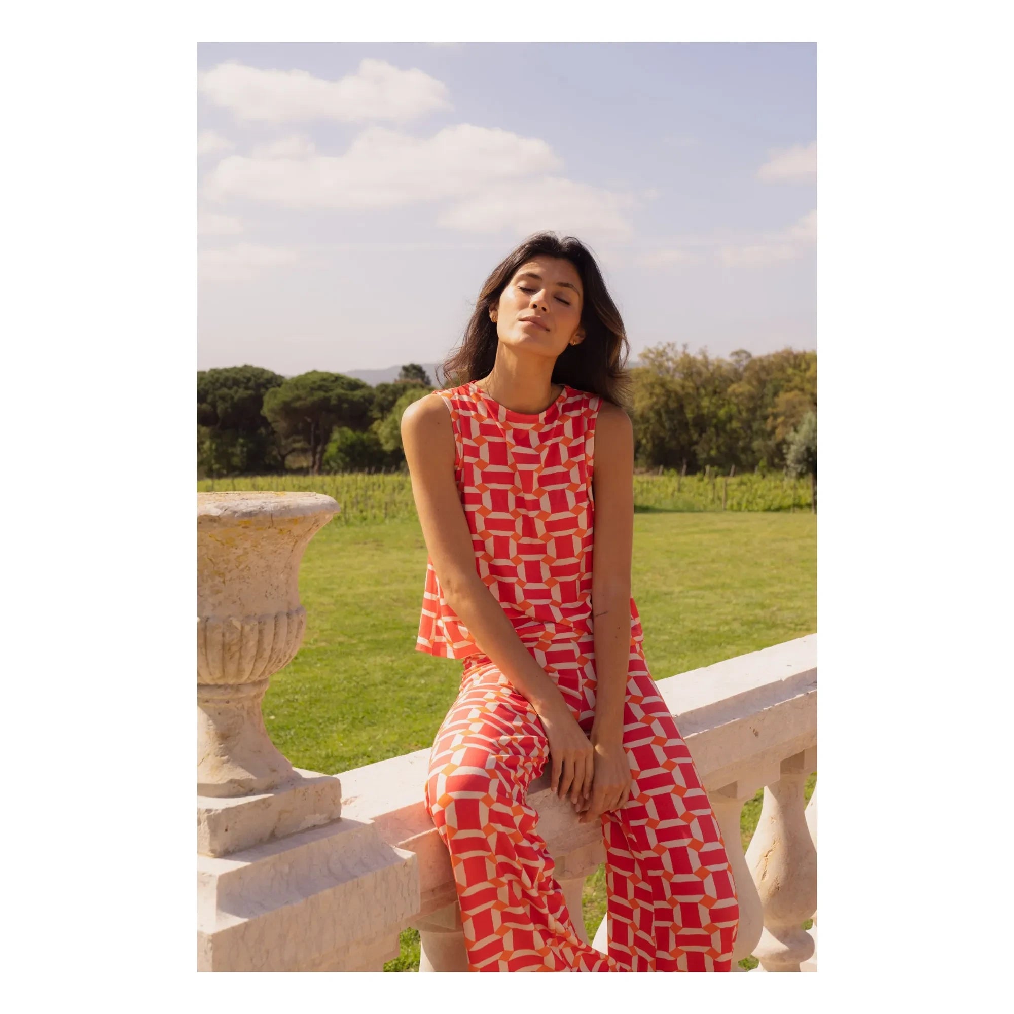 Colección Paloma - Pantalón Andrea Pink Mama - Ropa de mujer | Rosa