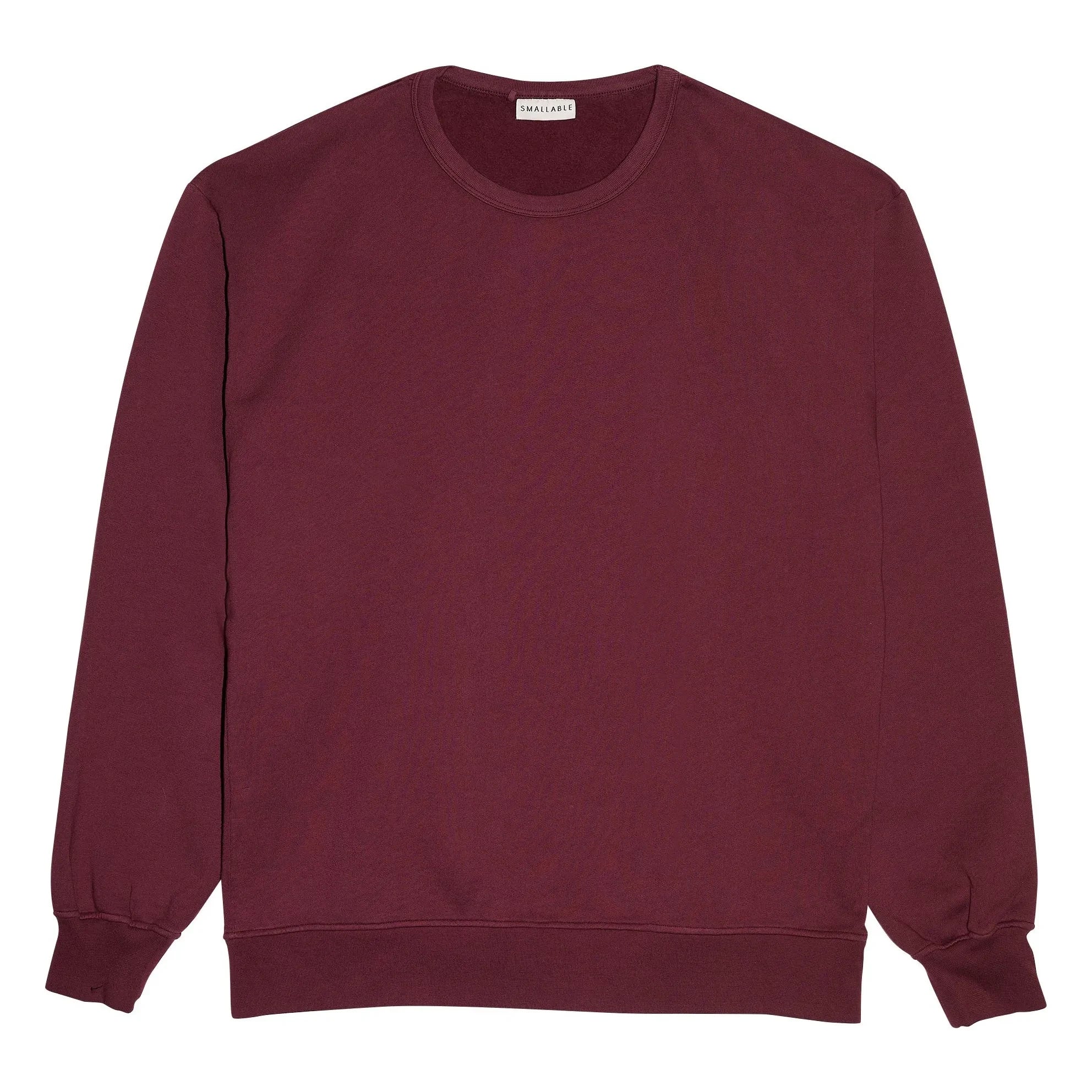 Smallable Man - Sudadera de algodón orgánico | Berenjena