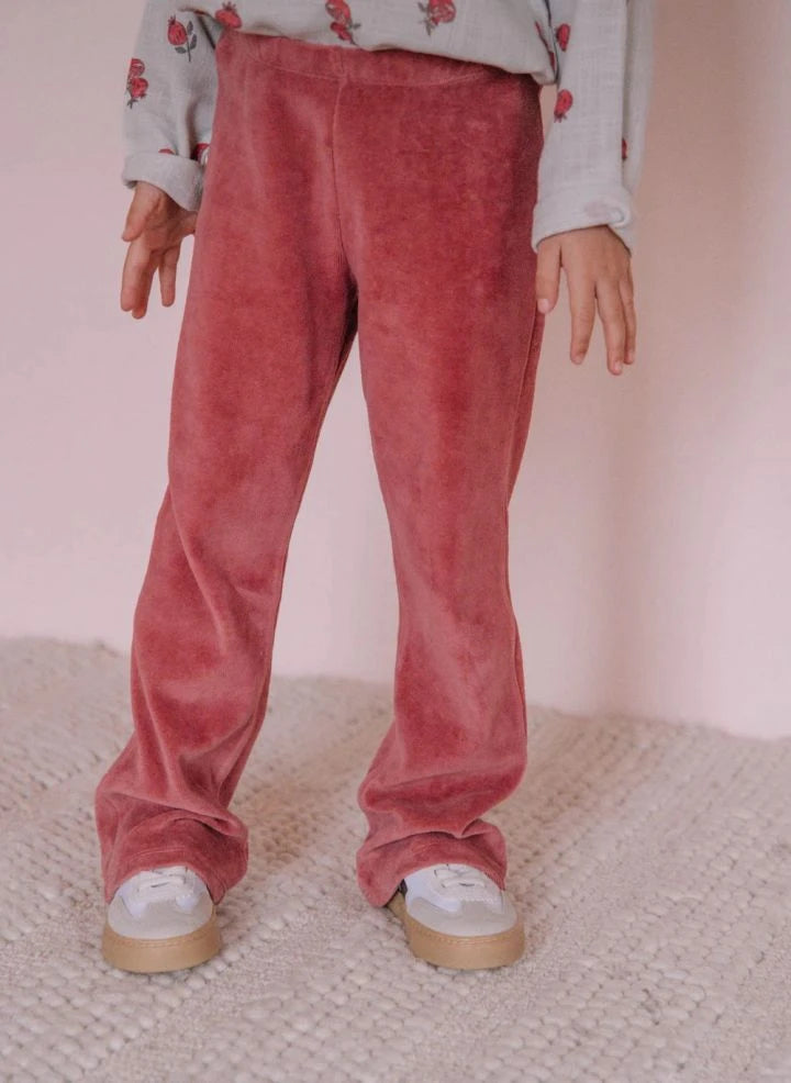 Studio Bohème - Charly Pant leggings de algodón orgánico | Rojo frambuesa