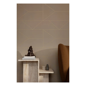 Ferm Living - Mesa auxiliar distintiva de travertino | Beige