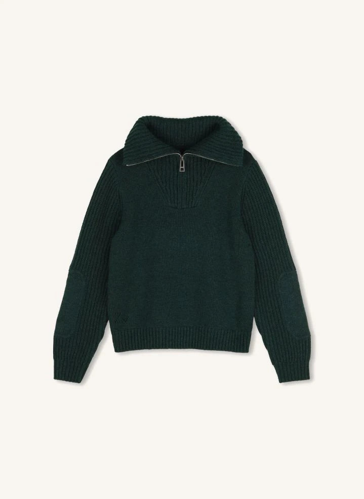 Zadig & Voltaire - Jersey truckneck de lana 1997 | Verde