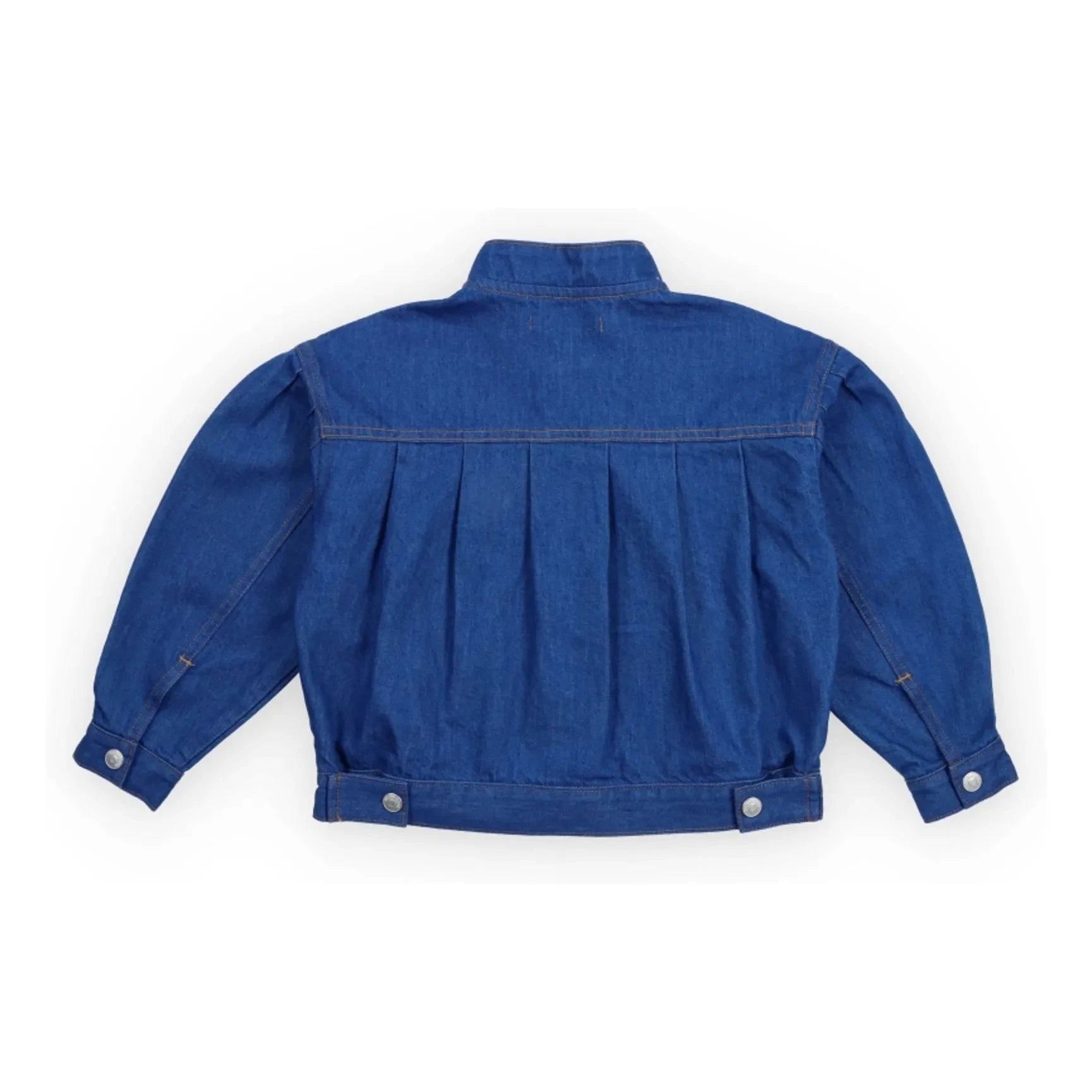 the new society - Tulip Denim Jacket | Azul oscuro