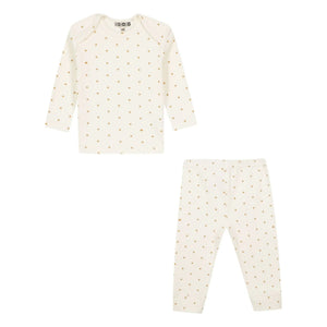 Bonton - Patino Star pijama | Amarillo pálido
