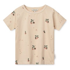 Liewood - Camiseta de Algodón Orgánico Apia | Rosa empolvado