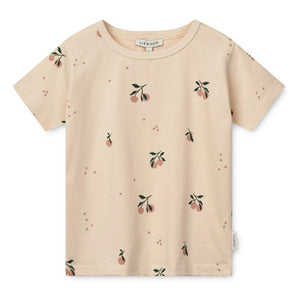 Liewood - Camiseta de Algodón Orgánico Apia | Rosa empolvado