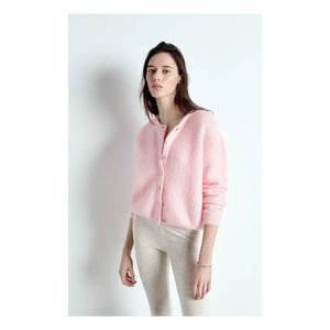 American Vintage - Cárdigan de Alpaca Vitow | Rosa chicle