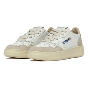 Autry - Zapatillas deportivas bajas de ante Medalist para niños | Rosa empolvado