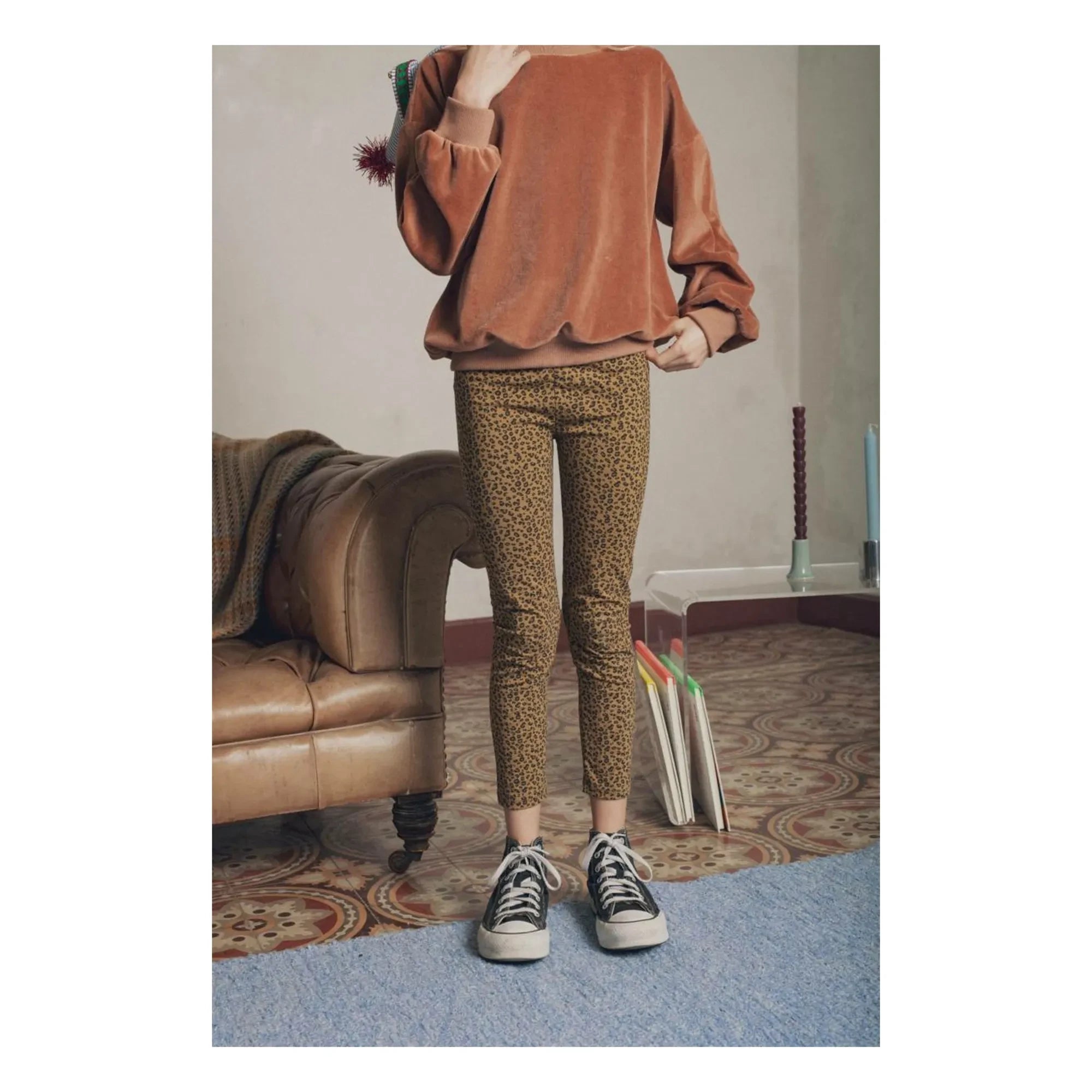 Marlot Paris - Mallas con estampado de leopardo Mikky | Camel