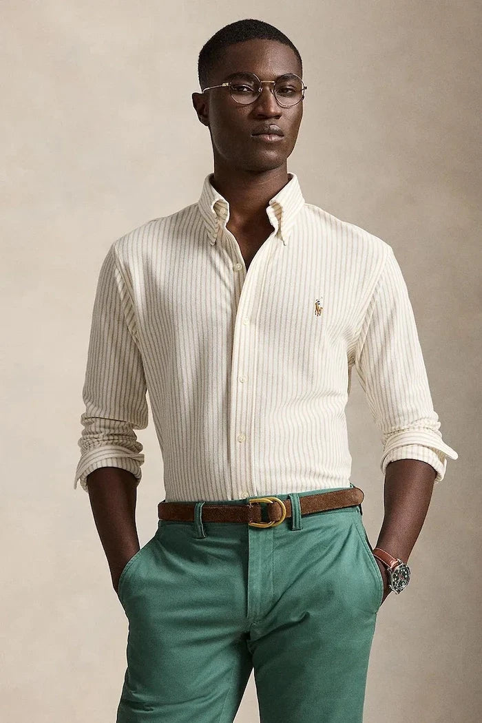 Camisa de algodón de Polo Ralph Lauren para hombre