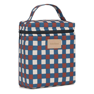 Nobodinoz - Bolsa de almuerzo isotérmica Hyde Park Mosaic | Azul