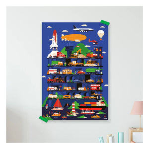 Poppik - Póster de pegatinas Vroom
