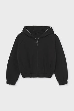 Sudadera Mayoral con cremallera, capucha y algodón para niños